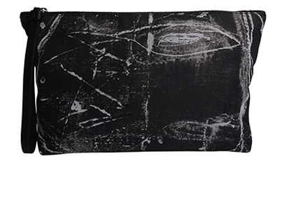 Digital Printed Clutch, front view